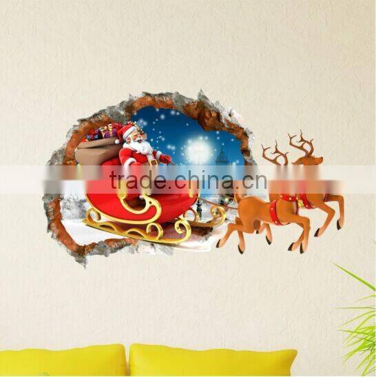 wholesale merry christmas home decro 3d lenticular pics for wall cover