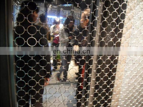 Stainless Steel Decorative Metal Chain Braid Ring Mesh