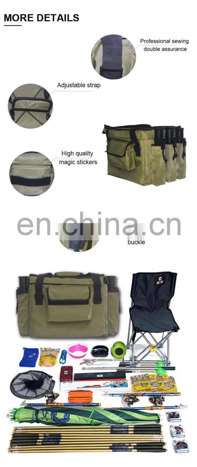 Outdoor Waterproof Carp Fishing Tackle Rod Carry Cooler Bag, Customized Outdoor Multi Purpose Insulated Fish Cool Bag%