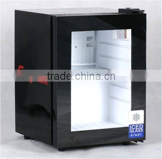 Mini glass door ice cream display freezer showcase