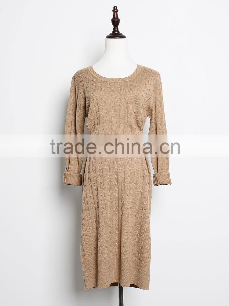 Special design chashmere knitted sweater for fashion ladies