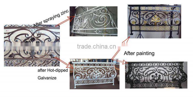 Elegant Europe Railing Pillar Staircase