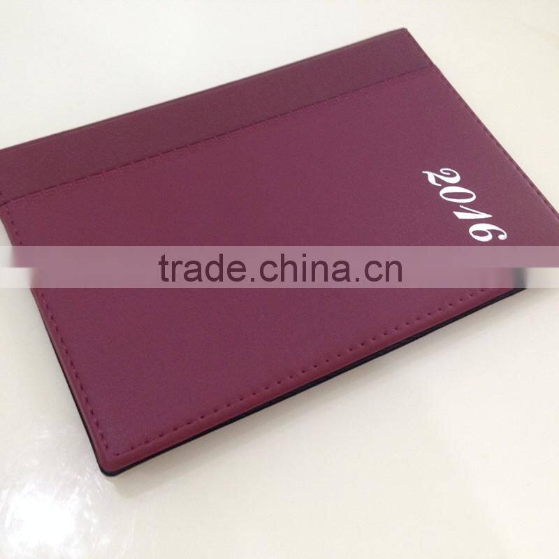 Cheap pvc cover weekly planner 2016