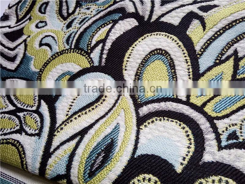 Widely usage mordern jacquard sofa fabric design