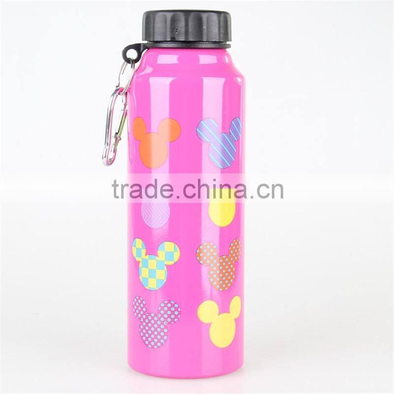450ml Sport Aluminum Water Bottle with Customized Logo Design
