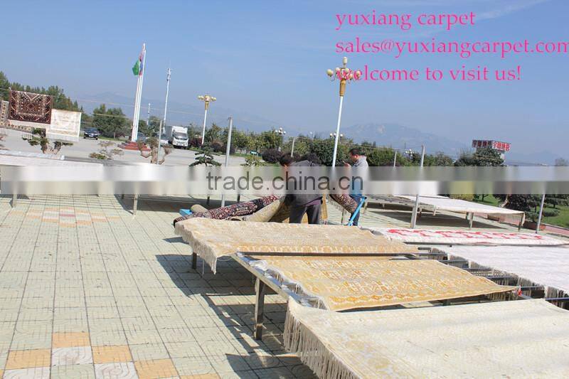 hot sale Double knots 4'x6' Hand made hand-knotted cotton rag rug