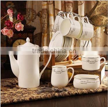 peacock coffee cup set