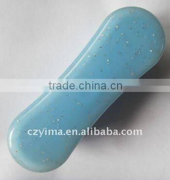 soft touch horse face brush with glitter bristle