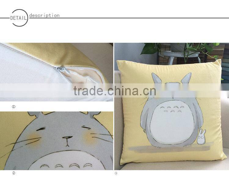 short hair fabric digital print pillow cushion