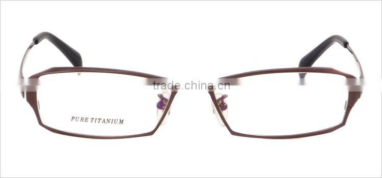 Fashion full rim Men titanium glasses frame manufacturers in china Danyang
