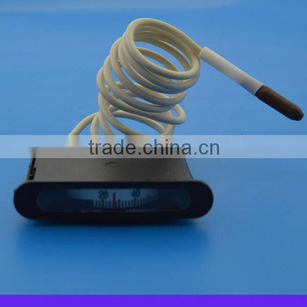 Capillary type clothes dryer thermometer