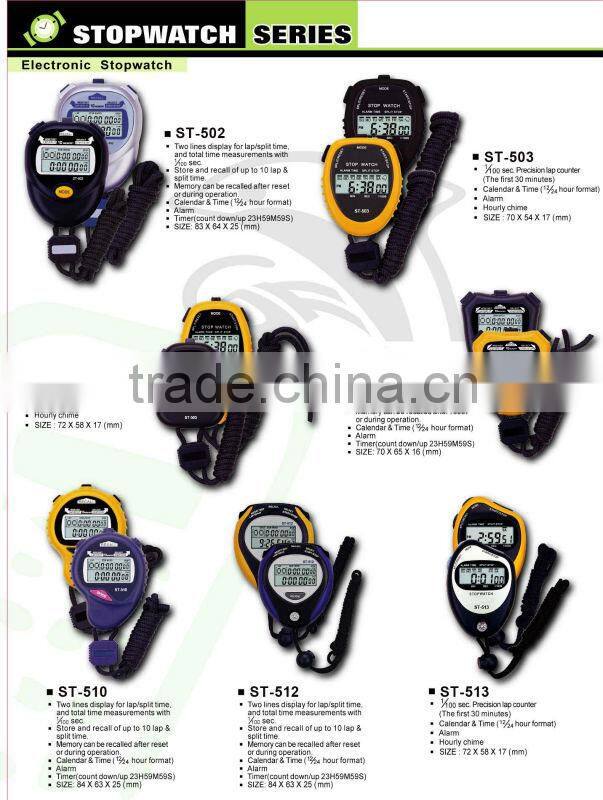 Professional alarm large LCD digital 0.01 seconds industrial stopwatch timer