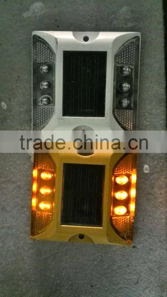 Yellow Red Black White Colored Solar Energy Aluminum Road Studs