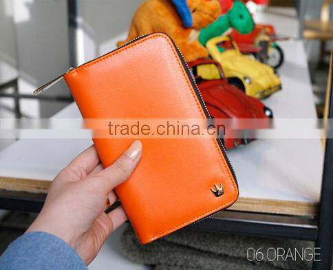 Fashion Crown Multifunctions Women Long Wallet/Leather Phone Bag/Crad Holder/Coin Purse