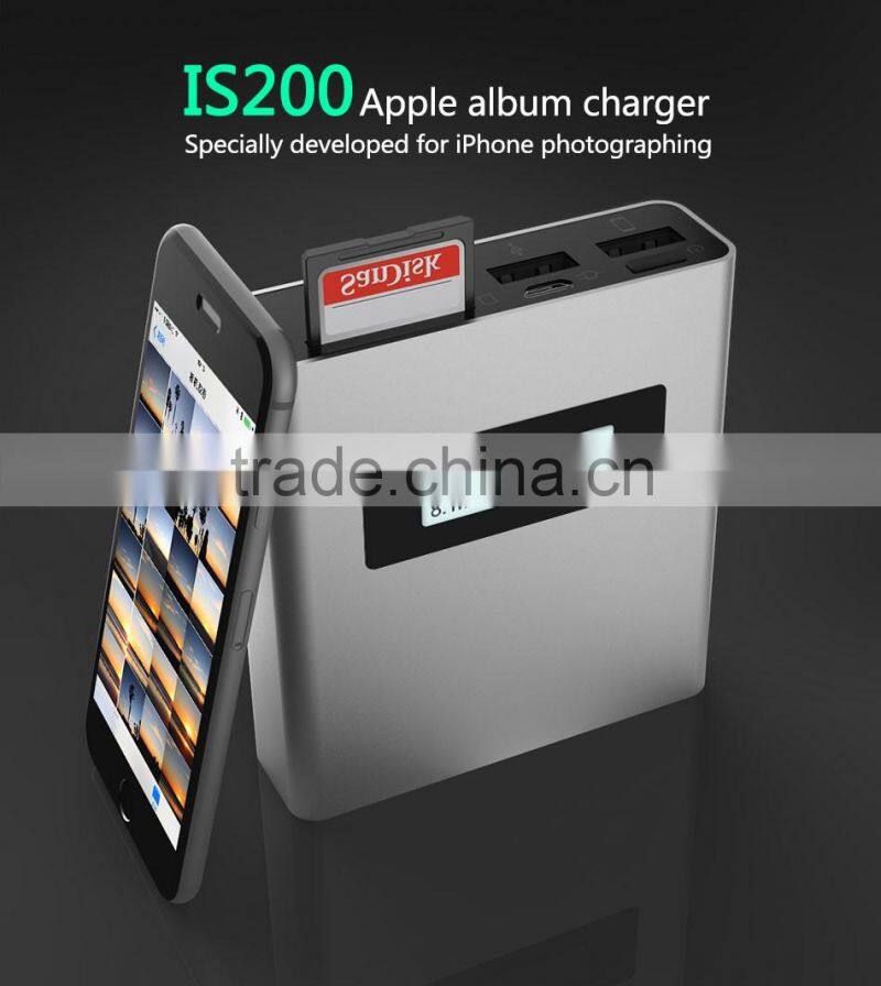 multifunction i flash drive with 2-usb port power charge