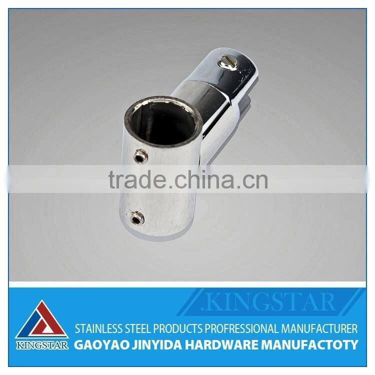 shower room SUS304 glass pipe connector.