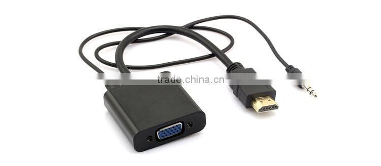 Hdmi to vga converter cable with audio for computer