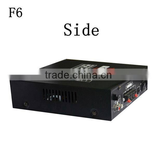 high quality fashion music amplifier YT-F6 with wirelessmicrophone & support FM/ CD/DVD/VCD input