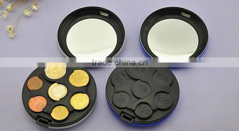 ALUMINUM EURO COIN PURSE COIN WALLET COIN BOX