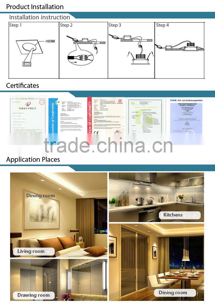 smd2835 3w led cabinet light recessed cabinet with lowest price