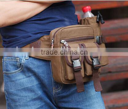 2015 new design sport waist bag with water bottle holder