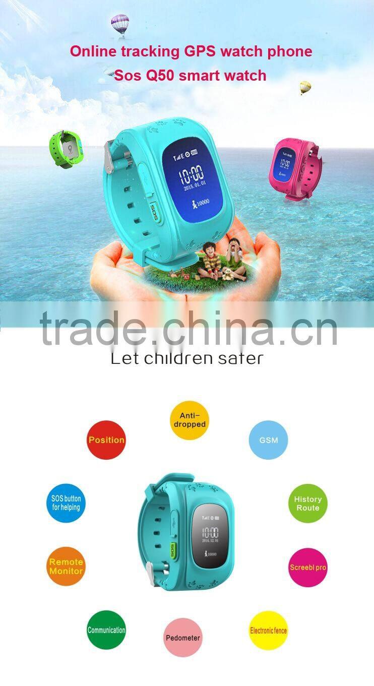 SOS electronic waterproof sport watch gps