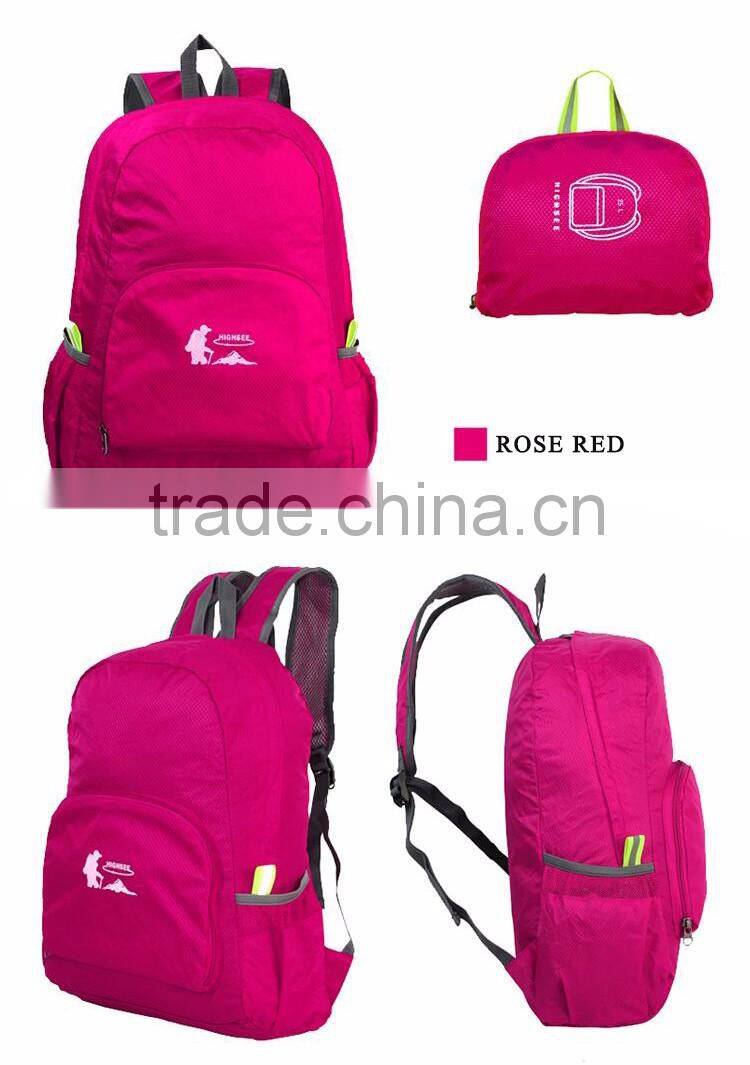 portable receive bag for ultra light backpack with can be fold
