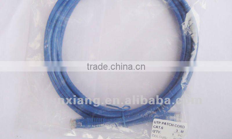 Cat6 utp color code cable in telecommunication