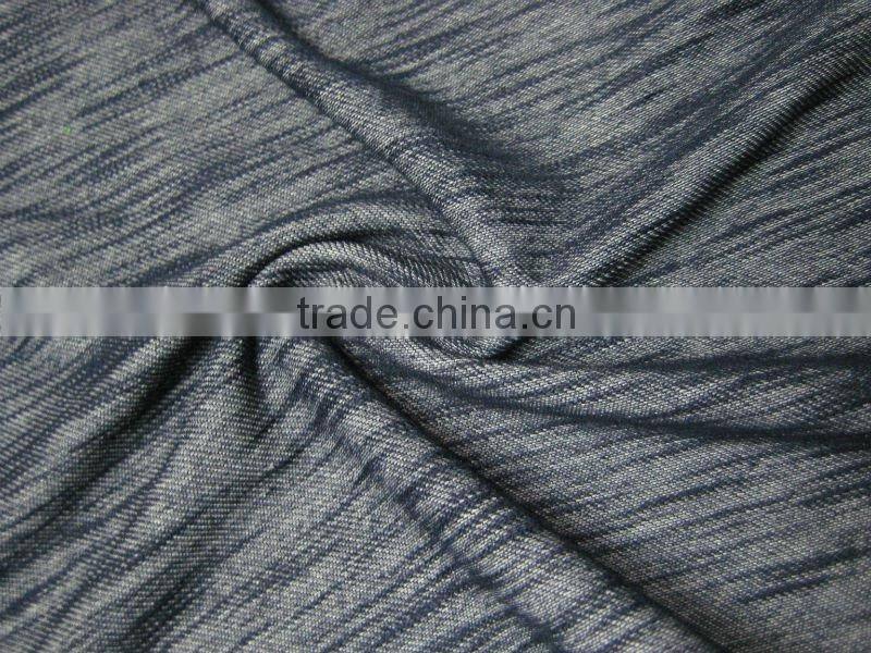 new style polyester viscose knit denim(denim knitted)
