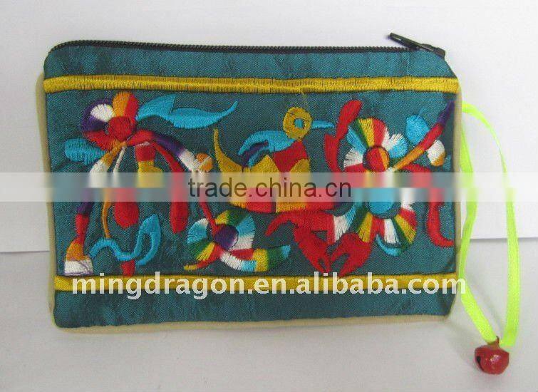 NEW CHINESE EMBROIDERY SILK COIN PURSE WALLET