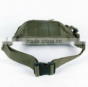 military green canvas waist bag