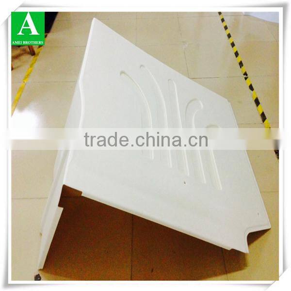 White ABS texture plastic wall vacuum forming plastic panel
