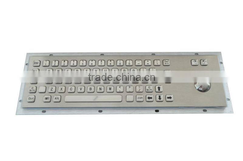 Waterproof and Dustproof Kiosk IP65 PC Stainless Steel Metal Keyboard