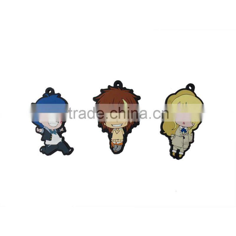 Silicone fashion top grade plastic custom 3d luggage tags