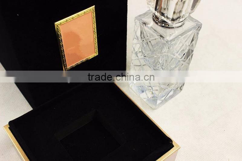 Custom design lacquered paper perfume bottle boxes wholesale