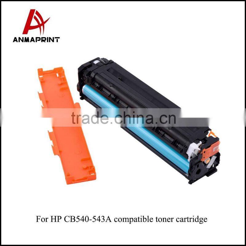 Anmaprint colored toner CB540A CB541A CB542A CB543A toner cartridge for HP CM1300/1312CM1312NFI compatible toner cartridge