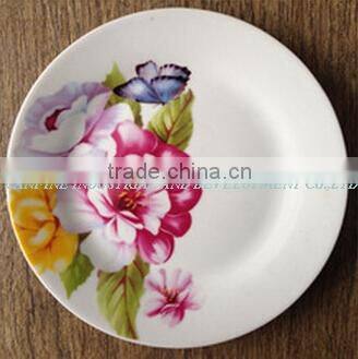 bulk ceramic plate dishes ,porcelain dinner plate for promotion