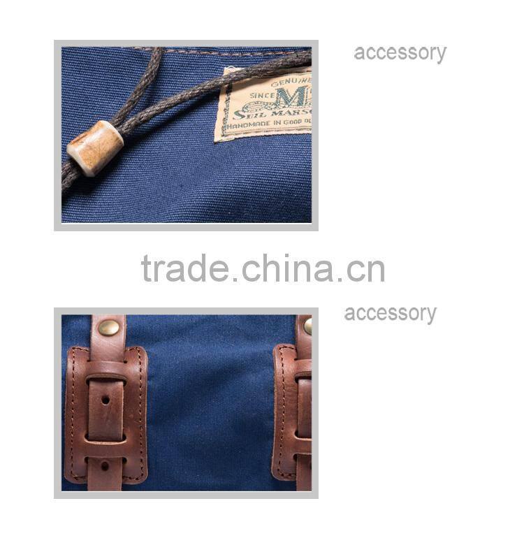 high quality custom canvas outdoor camping travelling backpack