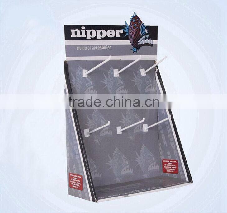 Custom Paper Printed Corrugated Retail Counter Display Box