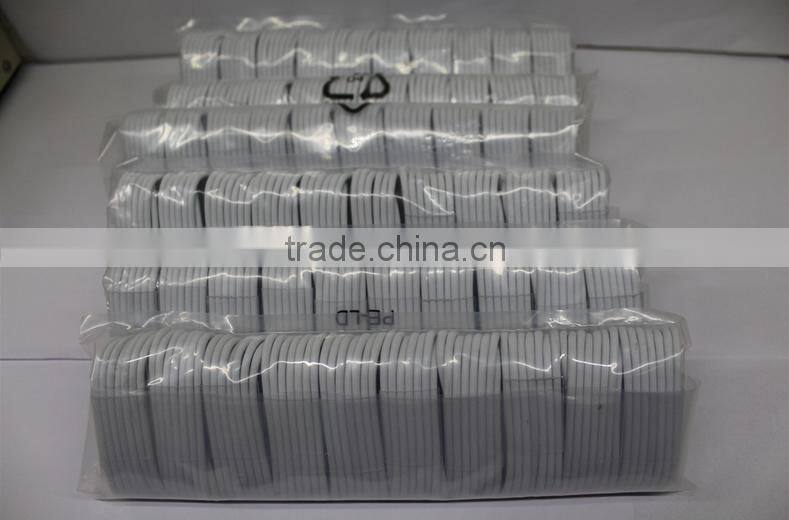 Top quality usb cable types support latest ios8 data sync Genuine 8 pin usb cable for iphone 5