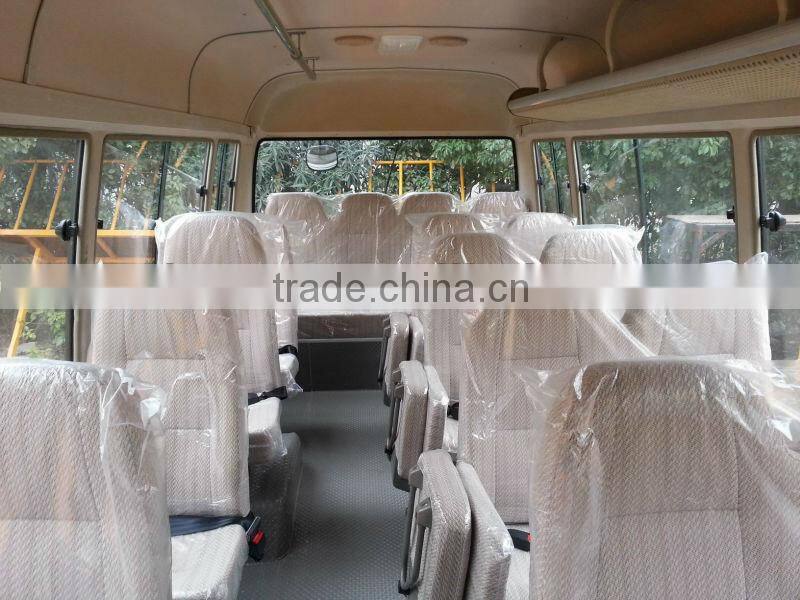 7m CNG engine toyota type coaster mini bus for sale