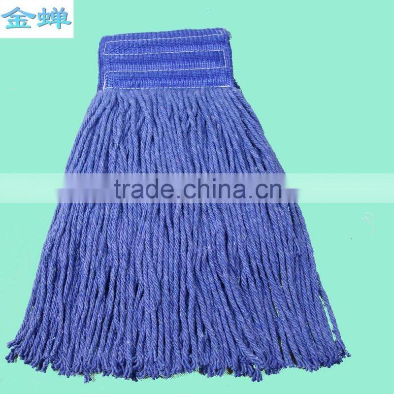 C004 4 Ply blended cotton looped end wet mop, with 1" headband.