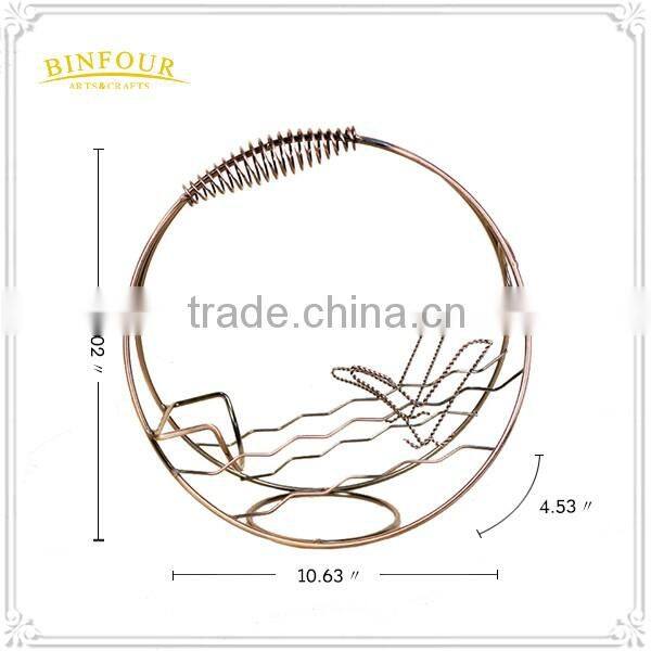 Iron wine rack fashion creative metal mediterranean-style ornaments