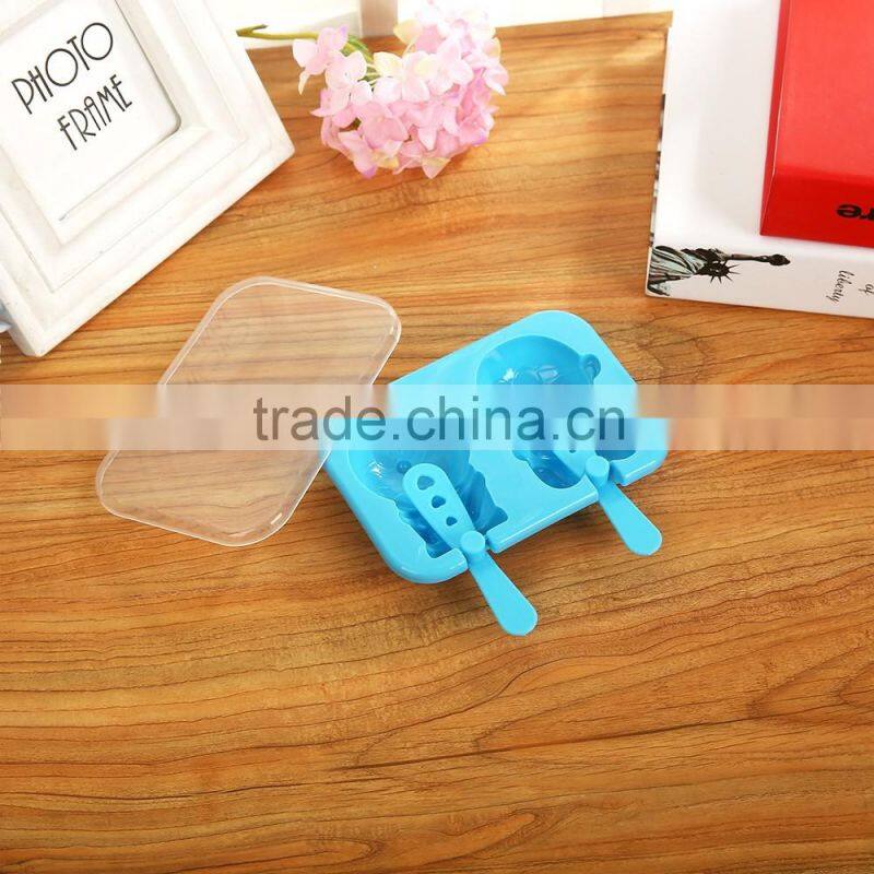 ICM-J009 Reusable Popsicle Molds Ice Pop Molds Maker, Set of 2, Doraemon Ice Pop Molds