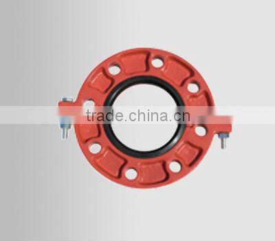 Grooved flange