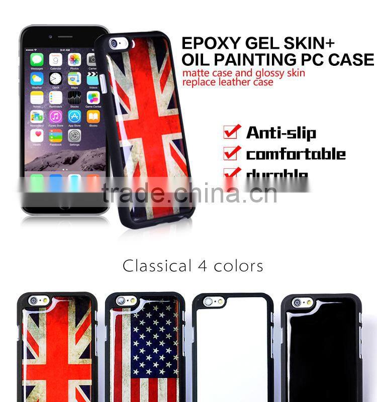 China Supplier epoxy gel skin oil painting PC Cover Case for Samsung Galaxy S5 S4 i9500
