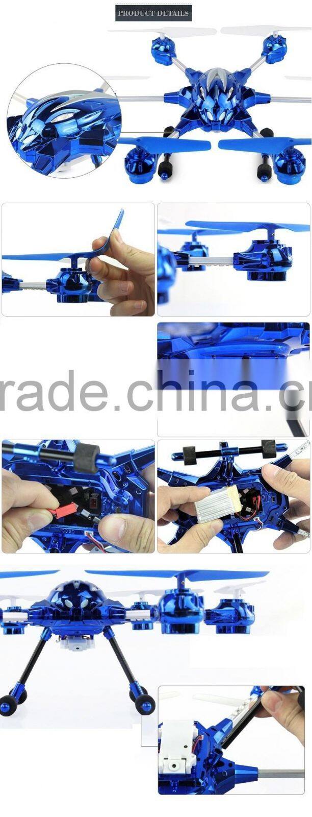 2016 New Product 2.4G 4.5CH 6-axis Gyro Drone Quadcopter With Fantastic Light GW-W609-10
