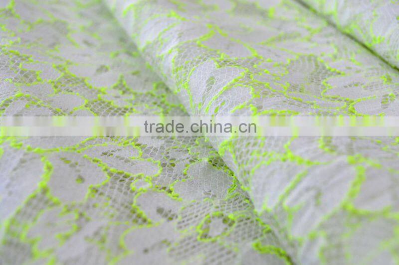 Polyester Mesh Lace Fabric Design For Women Dress DSN472