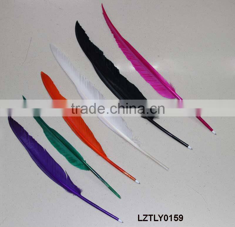 Promotional gifts Goose feather ink pens LZTLY0167