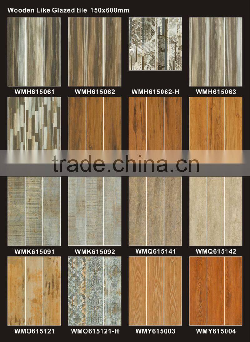 Interior project Wood like Tiles